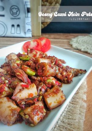 Foto resep Oseng Cumi Asin Pete
