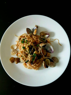 Foto resep Pasta alla vongole bianca (pasta kerang)