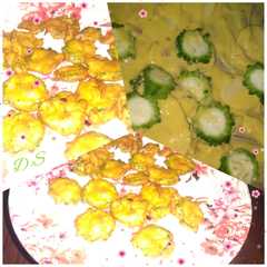 करेले के पकौड़े(karele ke pakode recipe in hindi)-レシピのメイン写真
