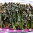 Espárragos con champiñones al horno