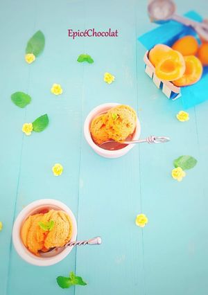 Une photo de Sorbet abricot