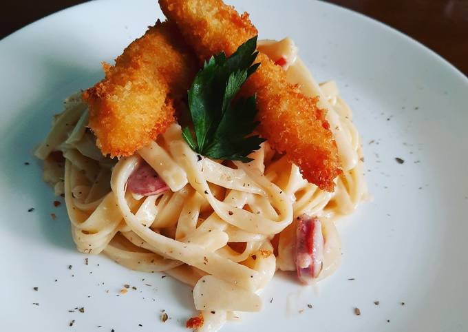 Fetuccini Carbonara