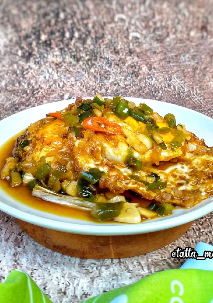 Foto resep Telur Ceplok Pedas Saos Tiram