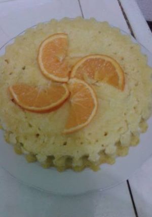 Una foto de Bizcochuelo de naranja, súper fácil!!! ♡ (en microondas)
