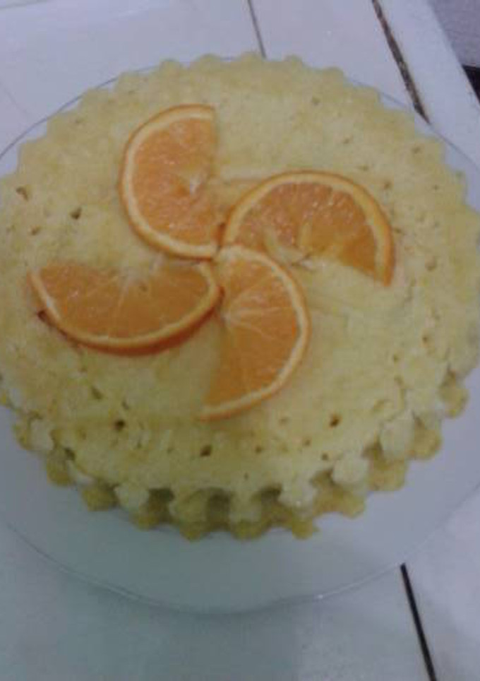 Una foto de Bizcochuelo de naranja, súper fácil!!! ♡ (en microondas)