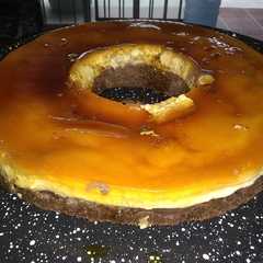 Una foto de Chocoflan o torta imposible 🍮