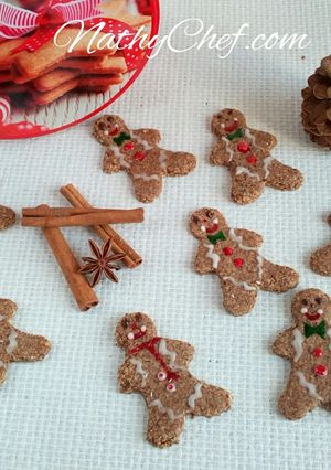 Une photo de Gingerbread man healthy et sans gluten