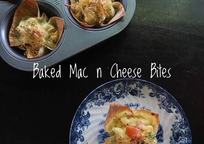 Baked Mac n Cheese Bites