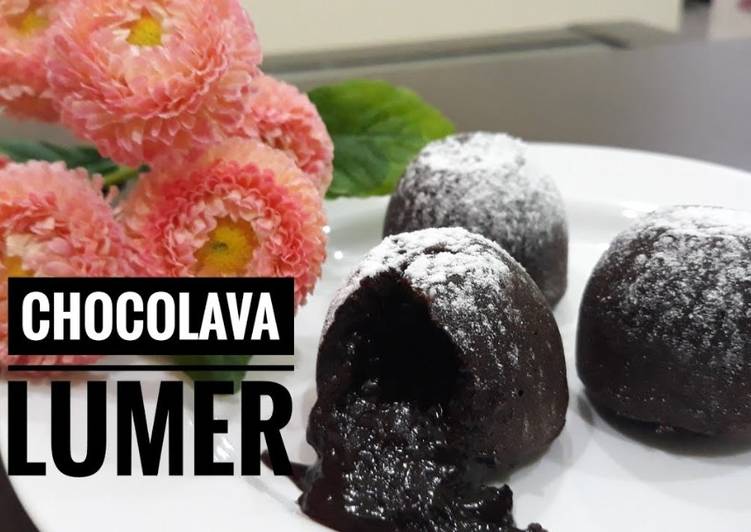 Cara Membuat Chocolava Lumer Tanpa Mixer