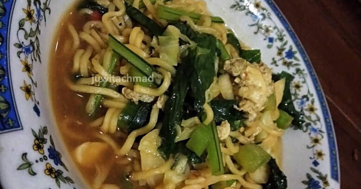 Resep Mie Godhog Jawa Mie Kuah Jawa Mie Tek Tek Oleh Juwita Permata