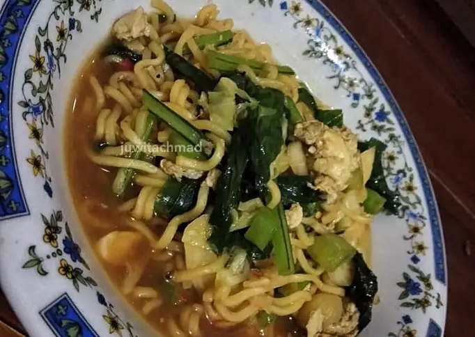 Cara Gampang Menyiapkan Mie godhog jawa / mie kuah jawa / mie tek tek yang Bisa Manjain Lidah