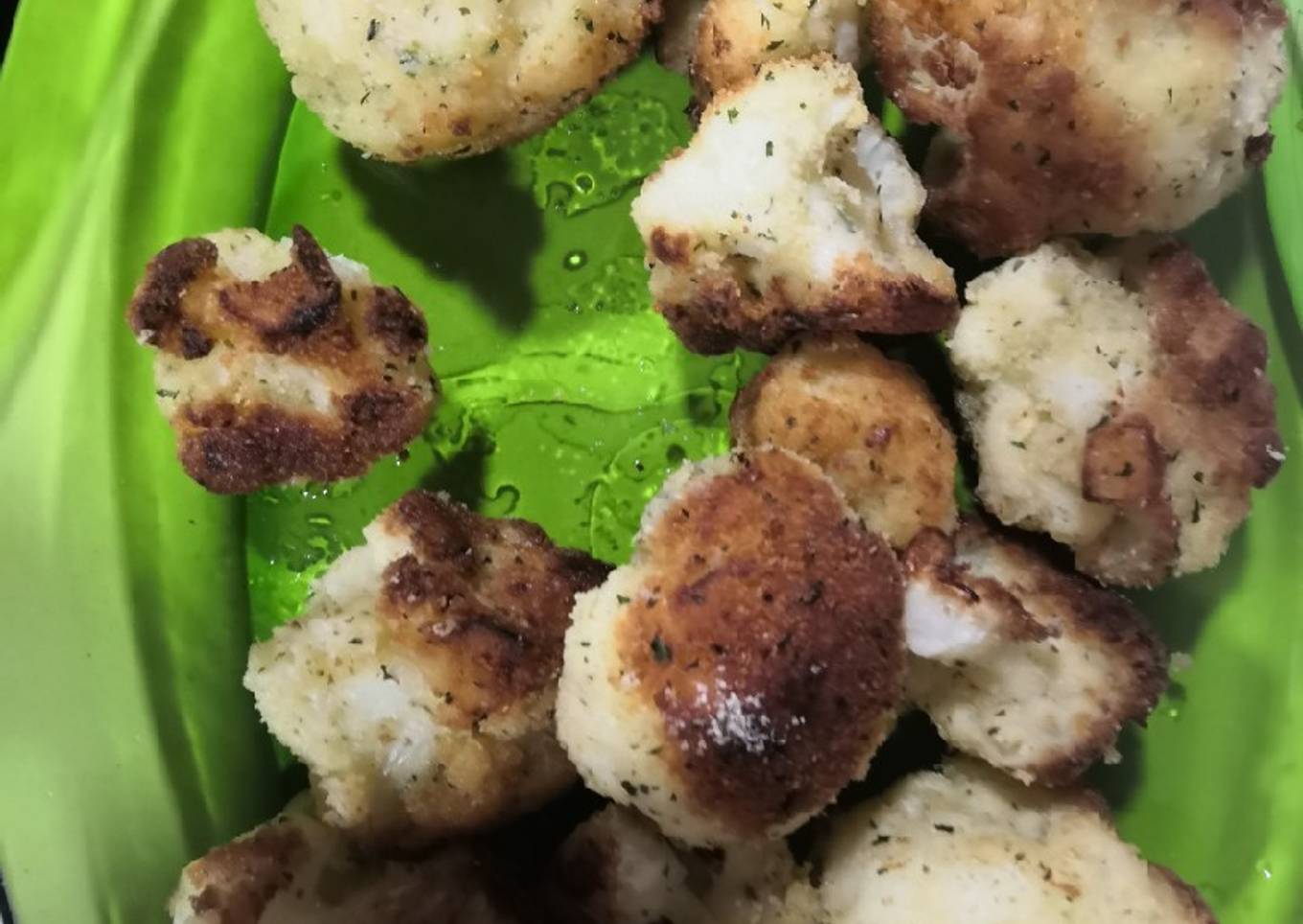 Coliflor rebozada de mi tía