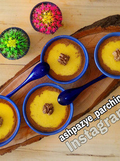 عکسی از دستور فرنی کدوحلوایی 🌸