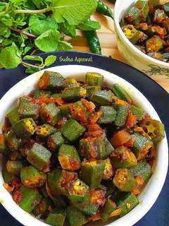 मसाला भिंडी फ्राई (masala bhindi fry recipe in Hindi) रेसिपी मुख्य फोटो