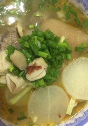 Hình của món Bánh canh giò heo.