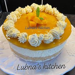 A picture of No-Bake Mango Cheesecake:.
