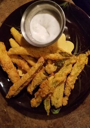 A picture of Pickle fries.
