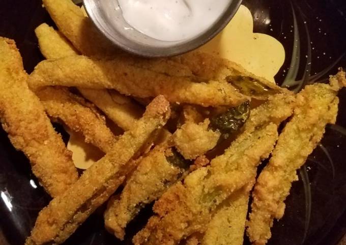 Simple Way to Prepare Homemade Pickle fries