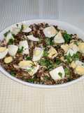 Salada de Salmão e Lentilhas