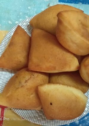 A picture of Soft Saffron mandazi#mycreativesoftmandazicontest#4wkschallenge#.