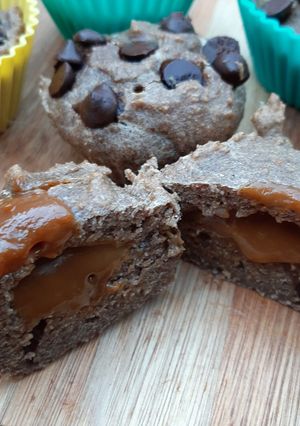 Una foto de Muffins integrales de chocolate