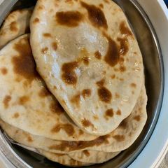 Plain naan A picture of Plain naan.