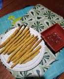 Palitos de zanahoria sin huevo saludable