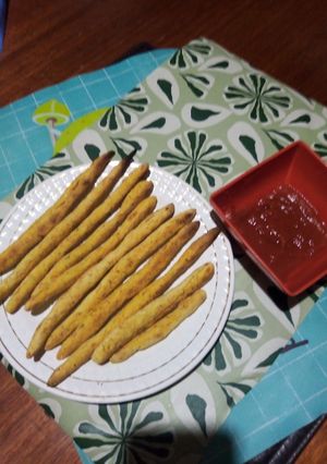 Una foto de Palitos de zanahoria sin huevo saludable