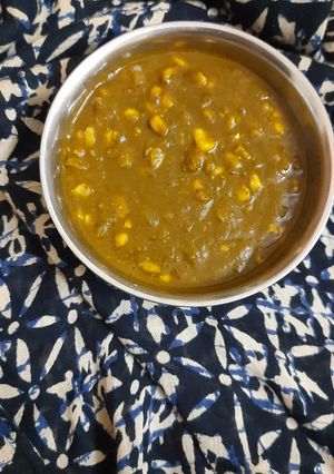 પાલક કોર્ન શબ્જી (Palak corn Sabji Recipe In Gujarati) રેસીપી મુખ્ય ફોટો
