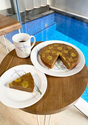Foto resep Gluten Free Banana Cake Tanpa Oven