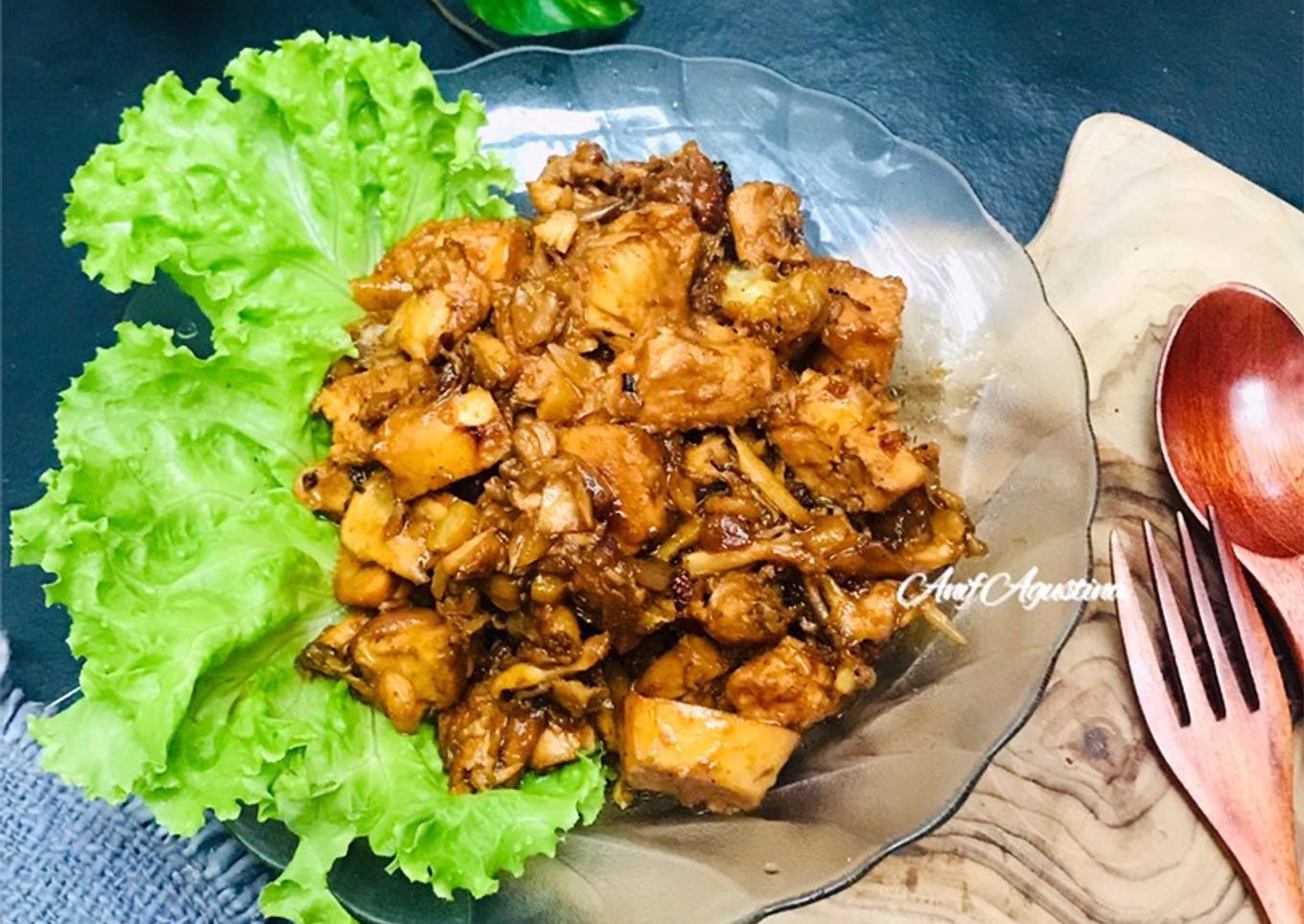 Tumis Ayam Lada Hitam (menu Kilat saat Sahur)