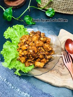 Foto resep Tumis Ayam Lada Hitam (menu Kilat saat Sahur)