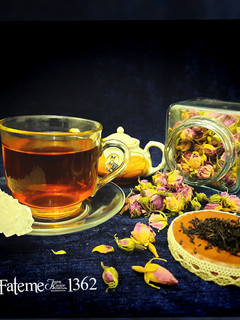 عکسی از دستور چای زعفرانی