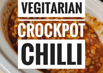 Easiest Way to Make Tasty CrockPot Vegetarian Chili 