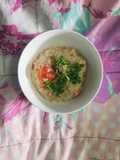 ข้าวตุ๋นกับไข่แดงเค็ม