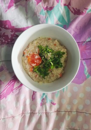 รูปของ ข้าวตุ๋นกับไข่แดงเค็ม