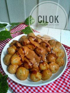 Foto resep Cilok bumbu pecel