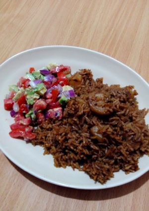 A picture of Pilau rice with cll.