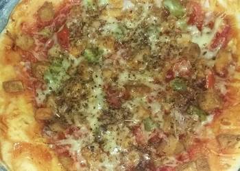 Easiest Way to Make Delicious Chicken pizza