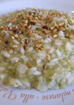 Foto di Risotto Con Crema Di Zucchine E Pistacchi