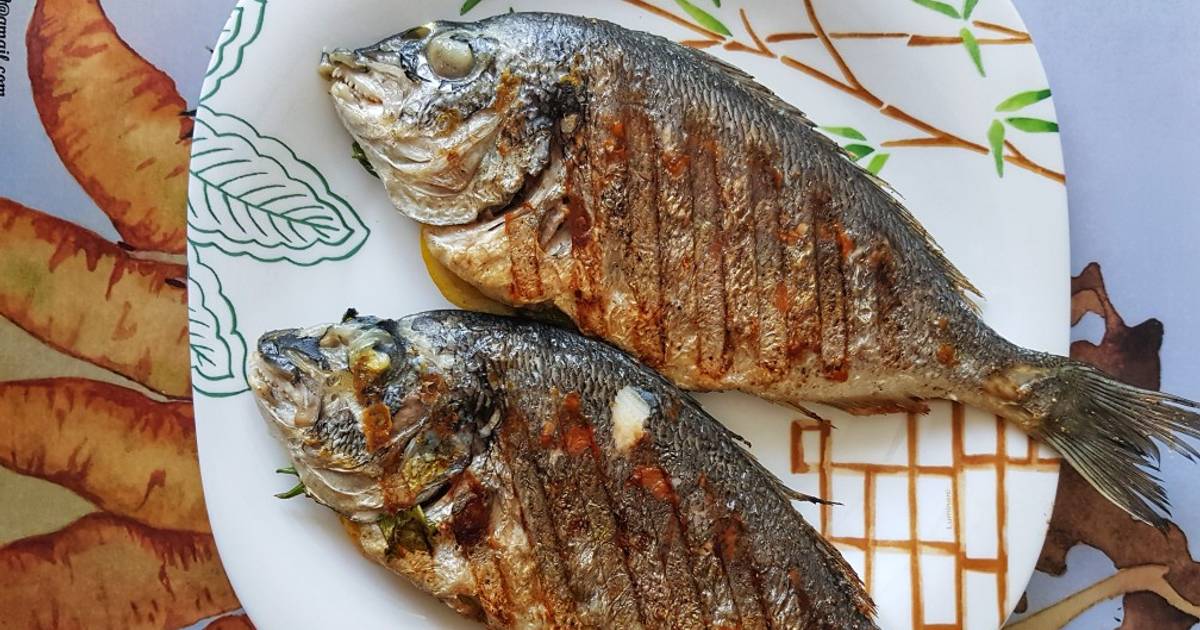 Рыба дорадо на мангале на решетке рецепт с фото