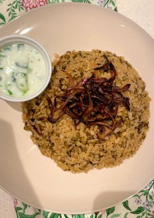 صورة لوصفة مجدره بالبرغل 🍲