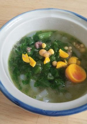 Hình của món Bánh canh rau cải trứng non cho bé 12m+.