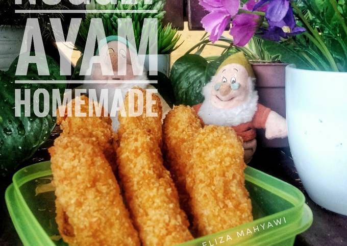 Resep Nugget Ayam Homemade (step By Step) Oleh Novi Ummu Husna   Cookpad