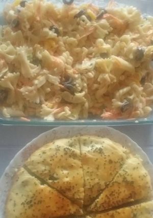 صورة لوصفة سلطه معكرونه وفاصوليا