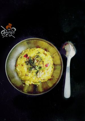A picture of Corn Upma.