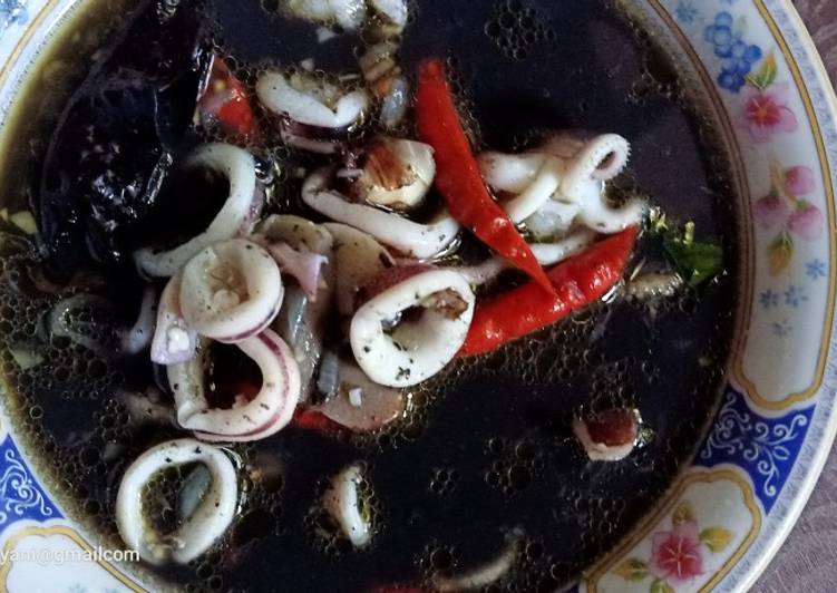 Resep Cumi kuah hitam yang nikmat