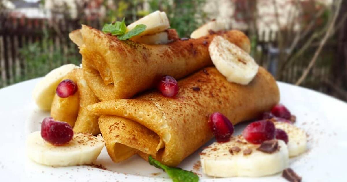 Crêpes mit karamellisierten Bananen Rezept von Leo - Cookpad