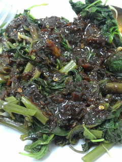 Foto resep Rujak kangkung-bayam petis