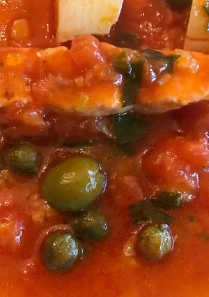 Una foto de Salmón Mediterráneo